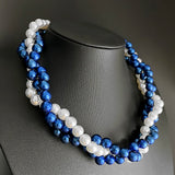 Multi-layer Twisted Necklace Sorority Party Wedding Choker