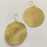 African Tribal Brass Earrings Bohemian Jewelry