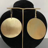 African Tribal Brass Earrings Bohemian Jewelry