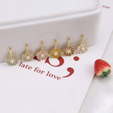 40pcs/lot Flowers Shape Charms DIY Jewelry Accessory
