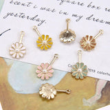 40pcs/lot Flowers Shape Charms DIY Jewelry Accessory