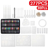 Crystal Glue Molds Set for DIY Jewelry Making