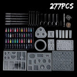 Crystal Glue Molds Set for DIY Jewelry Making
