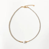 Crystal Beads Necklace for Women Irregular Pendant Bohemian Jewelry