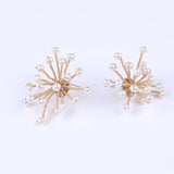 Freshwater Pearl Dangle Flower Earrings for Women