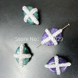 Handmade Water Drop Bead Inlay Jewelry - Female Gift