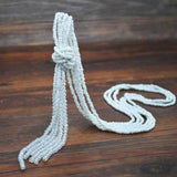 Colorful Bead Necklace Crystal Tassel Sweater Chain Bohemian Style