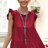 Colorful Bead Necklace Crystal Tassel Sweater Chain Bohemian Style