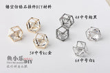 Zircon Water Drill Necklace with Bow Hair Jewelry DIY