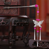 Tassel Hairpin Clip Ancient Costume Hanfu Headwear