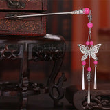 Tassel Hairpin Clip Ancient Costume Hanfu Headwear