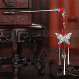 Tassel Hairpin Clip Ancient Costume Hanfu Headwear