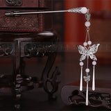 Tassel Hairpin Clip Ancient Costume Hanfu Headwear