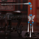 Tassel Hairpin Clip Ancient Costume Hanfu Headwear