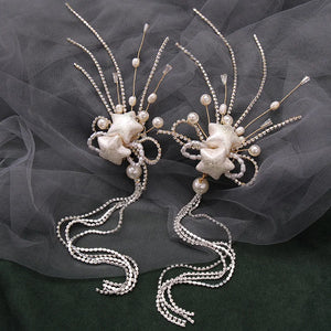 Sweet Romantic Star Side Clip Headdress Bridal Dress Hairpin