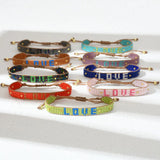 Bohemian Rice Bead Braided Bracelet Women Jewelry Pulseras Femme