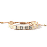 Bohemian Rice Bead Braided Bracelet Women Jewelry Pulseras Femme