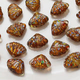 Ocean Series Silver Foil Shell DIY Beaded Jewelry Set