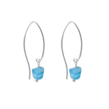 Tanzanite Rough Gemstone Earring 925 Sterling Silver Jewelry