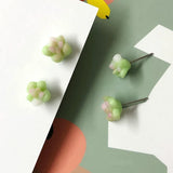 Soft Ceramic Succulent Earring Material DIY Small Fresh Literary Fan