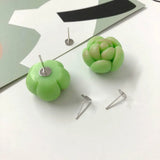Soft Ceramic Succulent Earring Material DIY Small Fresh Literary Fan
