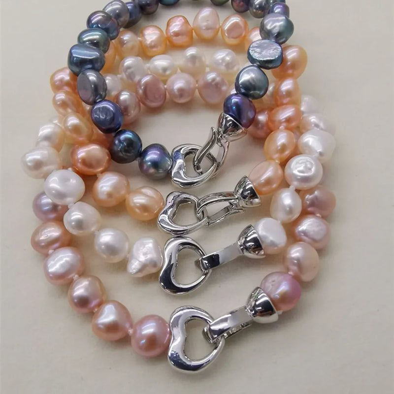 Freshwater Pearl Knot Bracelet for Women