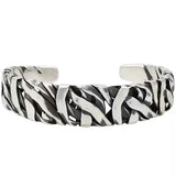 Handwoven 925 Silver Bracelet Men's Retro Small Bangle