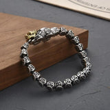 Handwoven Pixiu Bracelet for Men's Retro Ethnic Style Jewelry