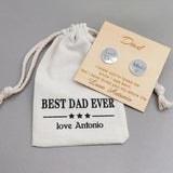 Handwriting Cufflinks Custom Signature Personalized Men's Gift