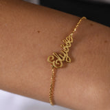 Custom Stainless Steel Name Bracelet, Personalized Jewelry