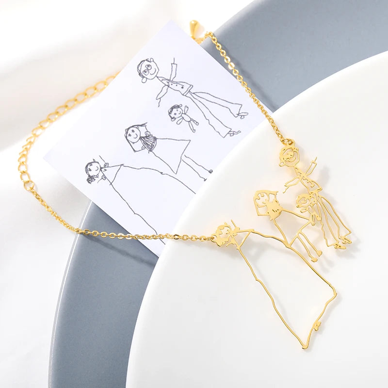 Custom Name Bracelet Stainless Steel Necklace Personalized Jewelry