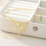 Custom Name Bracelet Stainless Steel Necklace Personalized Jewelry