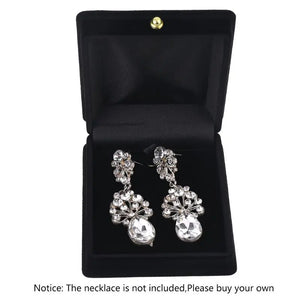 Velvet Necklace Jewelry Gift Display Box Ring Bracelet Storage Case