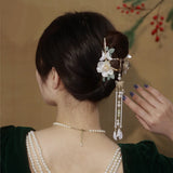 Hanfu Orchid Tassel Hairpin Chinese Style Jewelry