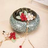 Hanfu Couple Hairpin Retro Hair Accessories for Women Hair Clips with Tassels