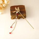 Hanfu Crystal Hair Pins Ancient Ornament Headdress Chinese Hair accessories