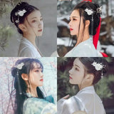 Hanfu Hair Accessories for Women Flower Hairpin Hairgrip