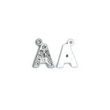 Letters Charms Pendant Rhinestone Zinc Alloy Fit Necklace Bracelet Anklet