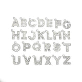 Letters Charms Pendant Rhinestone Zinc Alloy Fit Necklace Bracelet Anklet