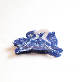 French Abstraction Star Bear Hair Clip for Women