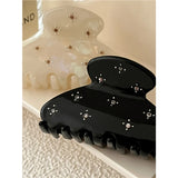 Leopard Print Crystal Rhinestones Hair Clip for Women