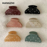 Leopard Print Crystal Rhinestones Hair Clip for Women
