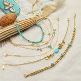 Irregular Geometric Stone Star Hollow Bracelet Wedding Jewelry