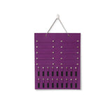 Brooch Pin Display Holder Pink Purple Felt Wall Organizer