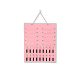 Brooch Pin Display Holder Pink Purple Felt Wall Organizer