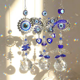 Crystal Angel Suncatcher - Evil Eye Protection Charm