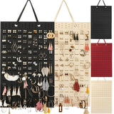 Earring Organizer Wall Holds 300 Pairs Felt Wall Mount Earring Display