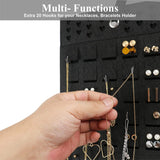 Earring Organizer Wall Holds 300 Pairs Felt Wall Mount Earring Display