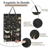 Wall Earring Holder, Holds 330 Pairs, Felt Earring Display