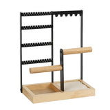 Metal Jewelry Tree Organizer Rack for Earrings Rings Necklaces